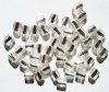 50 7mm Ornelia Cut Silver Lined Glass Beads
